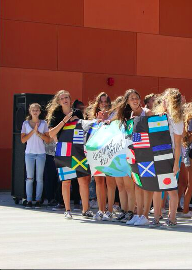 ASB announces the Homecoming theme during lunch which is “Around the World”.