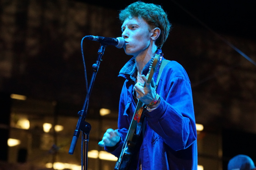 Headliner of day 1, King Krule, stuns the audience with his distinct sound and playing ability.