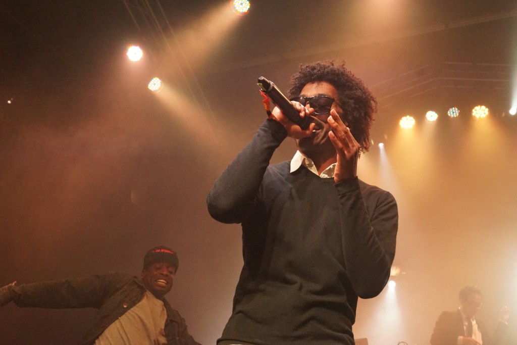 Imani would break down into dance as Brown performed some of their hit songs.