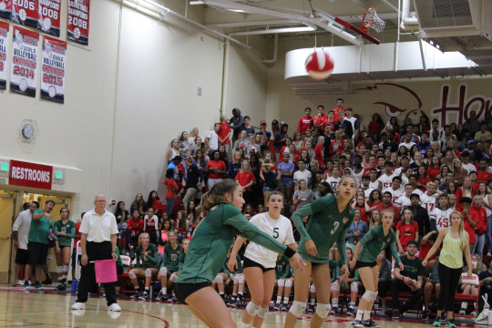 Girls Varsity Volleyball beat Redondo in a Bay League match at Redondo on Thursday.