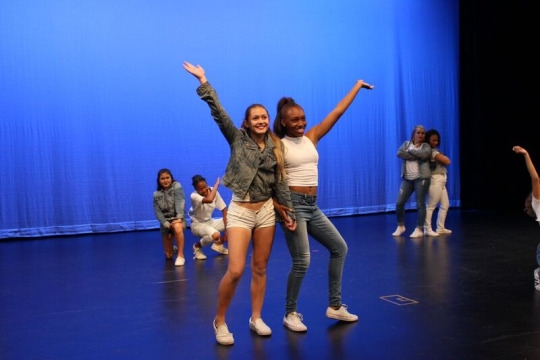  Mira Costa Dance Company finishes their dance to the song CRZY which was dedicated to one of the choreographers. 