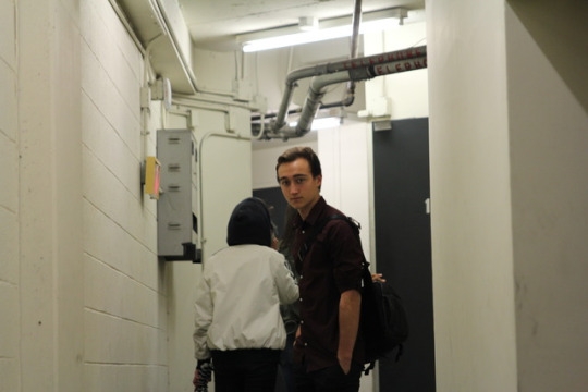 Good Society finishes their shots for the day and heads atop the parking structure to leave. Good Society is a MCHS student ran photography group that is currently made up of five members.  