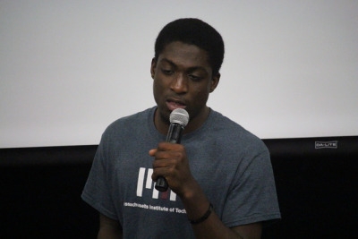 Ronald Clinton speaks about positivity and his changing life outlook throughout the years. He addressed the various challenges he has overcome and received a standing ovation from the parents and peers in the audience.