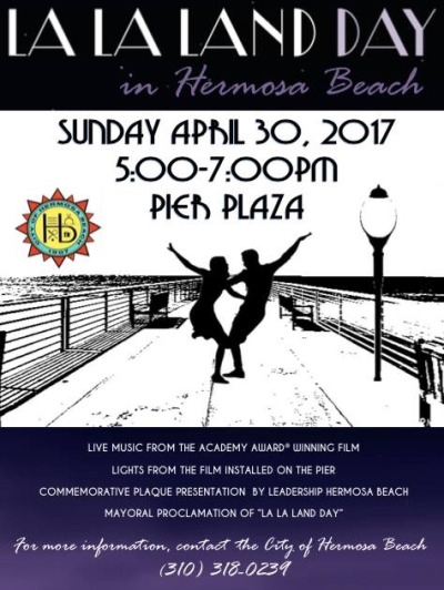 La La land day took place on April 30th in beautiful Hermosa Beach. The event was advertised on the city’s website and Facebook. 